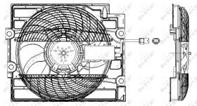Nrf 47211 - VENTILADOR BMW 5-SERIES E39 95-