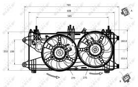 Nrf 47231 - VENTILADOR FIAT DOBLO 01-