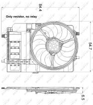 Nrf 47301 - VENTILADOR MINI MINI COOPER 01-