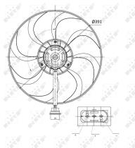 Nrf 47375 - VENTILADOR SEAT CORDOBA 02-