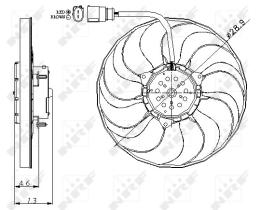 Nrf 47381 - VENTILADOR AUDI A3 03-