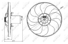 Nrf 47404 - VENTILADOR VW PASSAT 93-