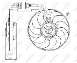 Nrf 47408 - VENTILADOR SEAT CORDOBA 93-