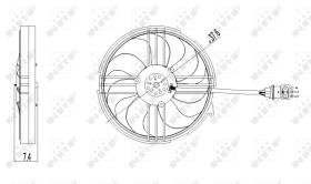 Nrf 47409 - VENTILADOR SEAT AROSA 99-