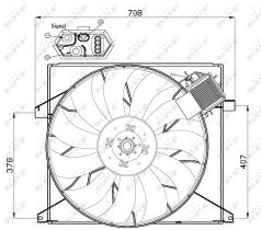 Nrf 47446 - VENTILADOR MERCEDES ML