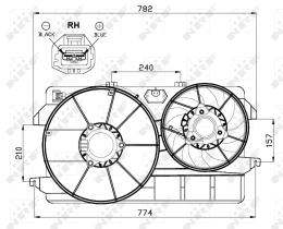  47451 - VENTILADOR FORD TRANSIT CONNECT 02-