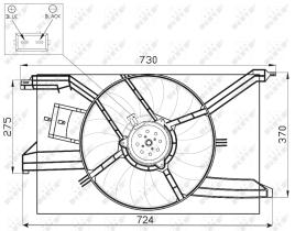  47458 - VENTILADOR OPEL VAUXHALL SIGNUM 05-