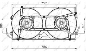 Nrf 47463 - VENTILADOR VW TRANSPORTER 90-