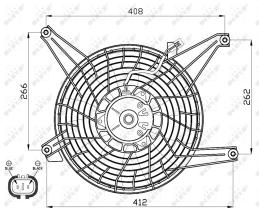  47468 - VENTILADOR MITSUBISHI PAJERO 00-