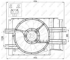 Nrf 47472 - VENTILADOR NISSAN MICRA 82-