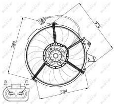 Nrf 47474 - VENTILADOR AUDI A2 00-