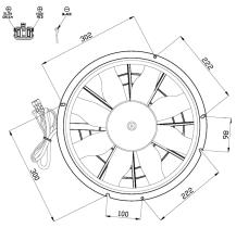 Nrf 47494 - VENTILADOR TURISMOS VOLVO 940 90-VO