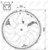 Nrf 47507 - VENTILADOR FIAT STILO 01-