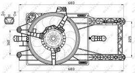 Nrf 47521 - VENTILADOR LANCIA Y YPSILON 95-