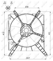  47523 - VENTILADOR SUZUKI BALENO 95-