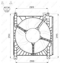 Nrf 47532 - VENTILADOR SUZUKI LIANA 01-