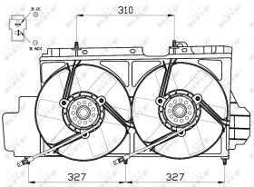 Nrf 47538 - VENTILADOR CITROEN C15 84-