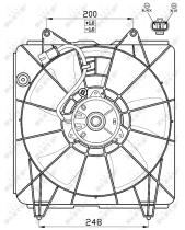Nrf 47545 - VENTILADOR HONDA CIVIC 05-