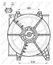 Nrf 47546 - VENTILADOR HYUNDAI ACCENT 99-