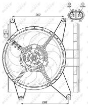 Nrf 47547 - VENTILADOR HYUNDAI ATOS 04-