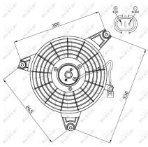 Nrf 47548 - VENTILADOR HYUNDAI H1 97-