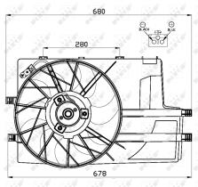 Nrf 47552 - VENTILADOR MERCEDES A140 97-