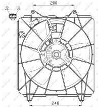 Nrf 47562 - VENTILADOR HONDA PILOT