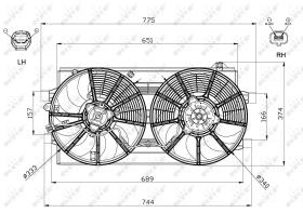 Nrf 47570 - VENTILADOR NISSAN LEAF