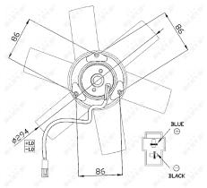 Nrf 47657 - VENTILADOR PEUGEOT 205 83-