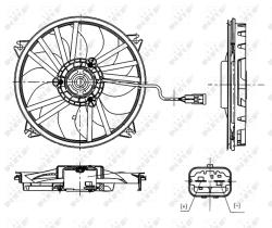 Nrf 47665 - VENTILADOR PEUGEOT 307 / CITROEN C4