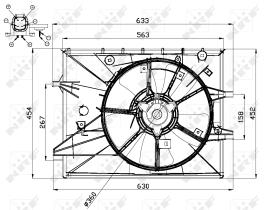 Nrf 47671 - VENTILADOR MAZDA MX5 05-