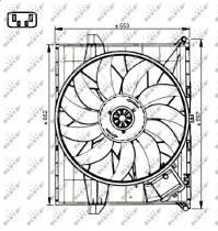 Nrf 47731 - VENTILADOR MERCEDES ML320 07/2005-1