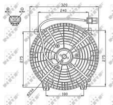 Nrf 47752 - VENTILADOR SUZUKI JIMNY 10/2000>