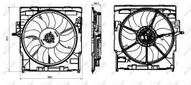Nrf 47845 - VENTILADOR BMW X5/X6 3.0-4.4L 2008-