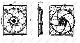 Nrf 47862 - VENTILADOR BMW 118I-120I