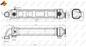 Nrf 48301 - EGR ENFRIAMIENTO FREIGHTLINER DD15