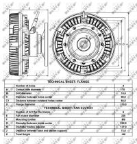 Nrf 49004 - EMBRAGUE VENTILADOR MAN TGA