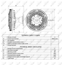 Nrf 49051 - EMBRAGUE VENTILADOR VOLVO FL10 FL7