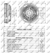 Nrf 49067 - EMBRAGUE VENTILADOR IVECO EUROCARGO