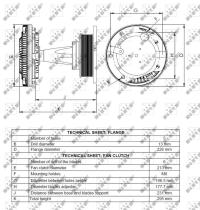 Nrf 49068 - EMBRAGUE VENTILADOR IVECO TRAKKER 1