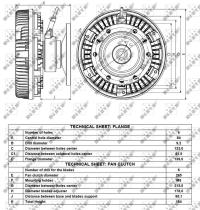 Nrf 49072 - EMBRAGUE VENTILADOR SCANIA P/G/R/T