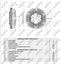 Nrf 49162 - FAN CLUTCH TRUCK MERCEDES LK/LN2 ME