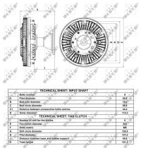 Nrf 49164 - EMBRAGUE VENTILADOR KAMAZ 4/5/6 SER