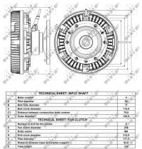 Nrf 49167 - EMBRAGUE VENTILADOR VOLVO FM D13C