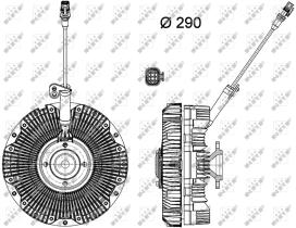 Nrf 49168 - EMBRAGUE VENTILADOR MAN TGX EURO 6