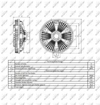 Nrf 49400 - EMBRAGUE VENTILADOR CASE IH JX1060V