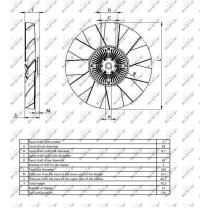 Nrf 49401 - EMBRAGUE VENTILADOR NEW HOLLAND 463