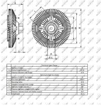 Nrf 49403 - EMBRAGUE VENTILADOR NEW HOLLAND TM1