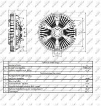 Nrf 49406 - EMBRAGUE VENTILADOR CASE IH CVX1135