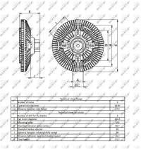 Nrf 49408 - EMBRAGUE VENTILADOR MASSEY FERGUSON